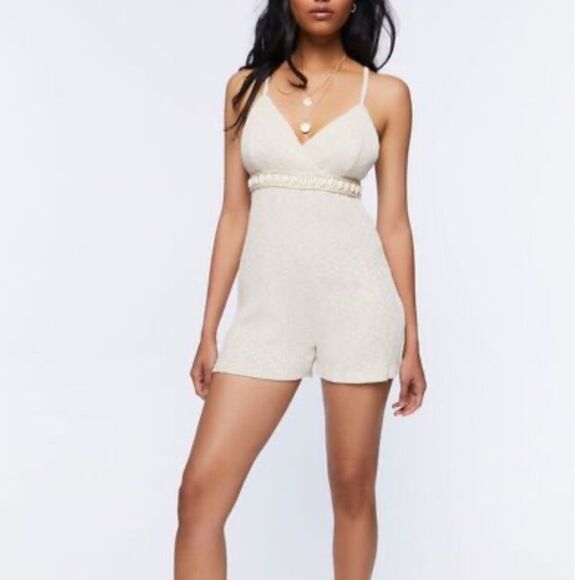 Forever21 Crisscross Romper - Picture 1 of 8